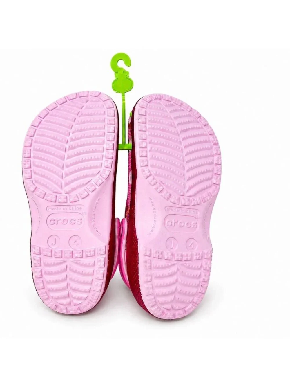 Disney Crocs Princess Classic Clog Pink Kids J4 Womens 6 Slip On Comfort